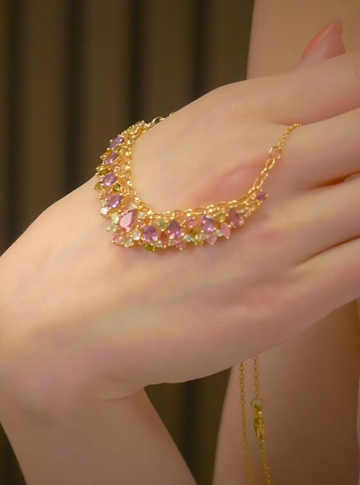 Sunlit Pastel Tourmaline Necklace