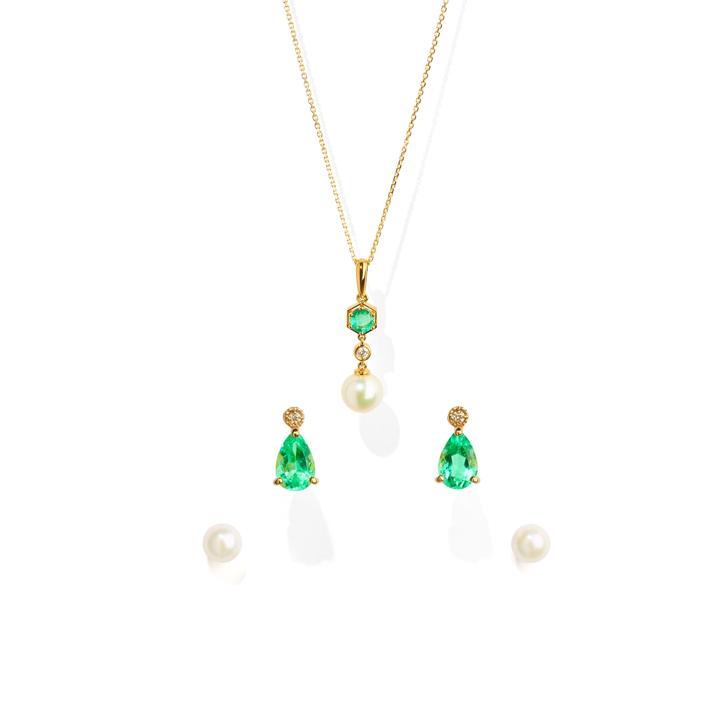 Balance of Purity & Ice Pendant Necklace